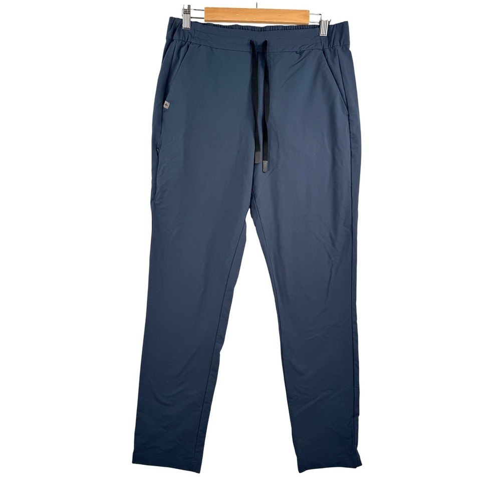 FIGS PRO Women's Pull‎ On Scrub Pants sz MT Blue Elastic Waist